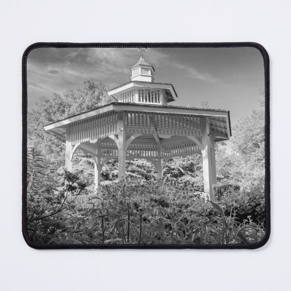 Item preview, Black And White Gazebo Photograph designed and sold by NatSullivanArt.