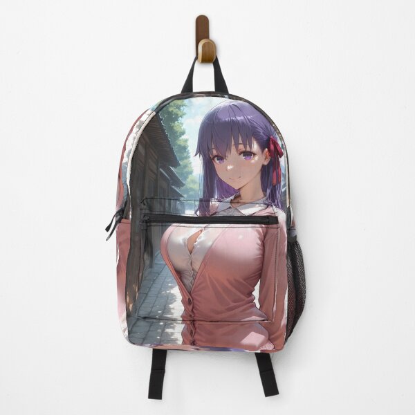 Item preview, Sakura Matou Fate Stay Night Sunlit Street Elegant Pose designed and sold by MicaheHaffner.