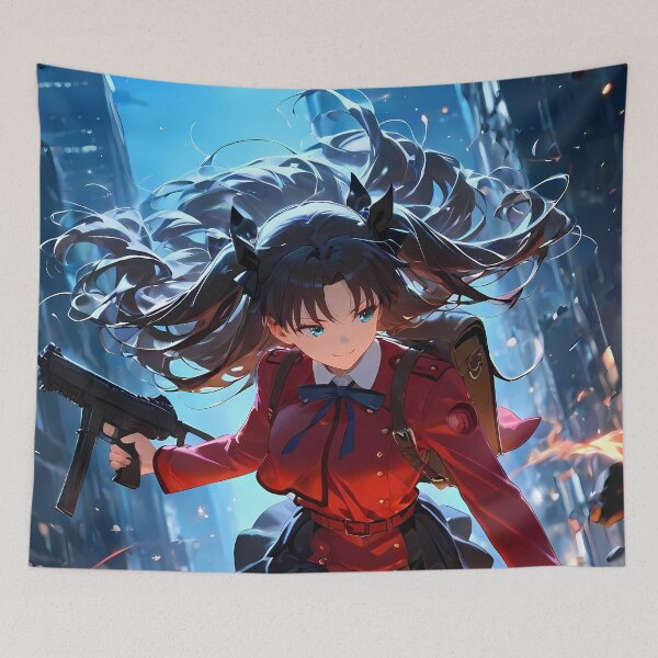 Item preview, Rin Tohsaka Fate Stay Night Moonlit City Dash designed and sold by MicaheHaffner.