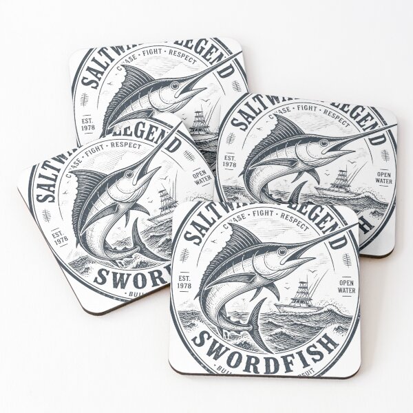 Item preview, Saltwater Legend Swordfish T-Shirt  designed and sold by redblink store.