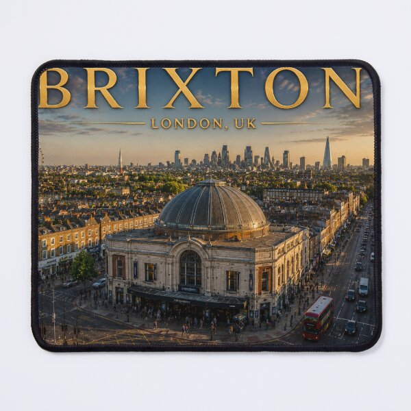 Item preview, London City Skyline & Iconic South London Live! Music Venue - Twilight Edition designed and sold by globetrottergfx.