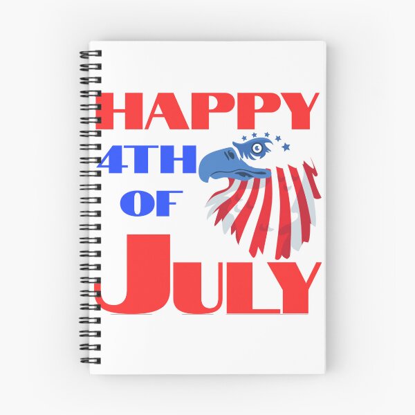 Item preview, Happy 4th of July Eagle Head Typography Text Art designed and sold by 22k Lab Studio.