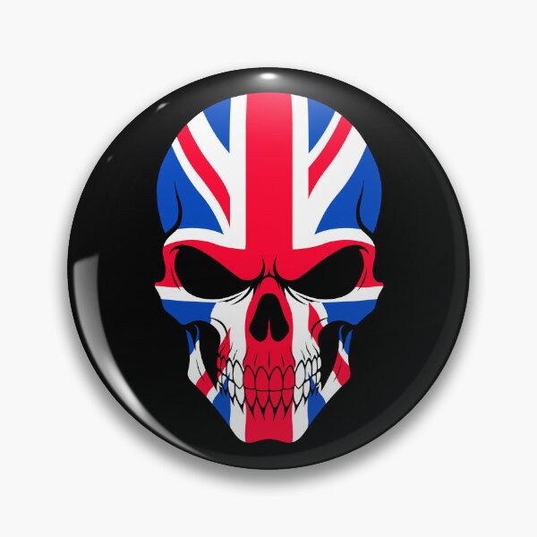 Item preview, British Skull Flag designed and sold by JeffBartels.
