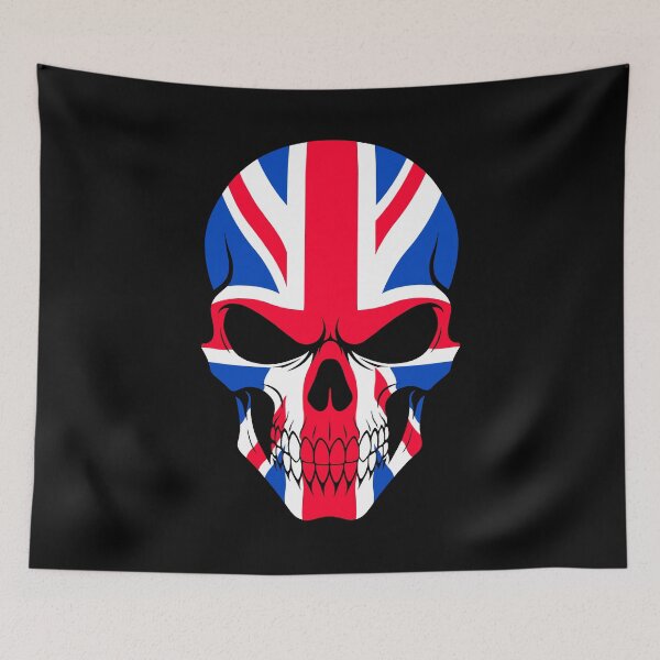 Item preview, British Skull Flag designed and sold by JeffBartels.
