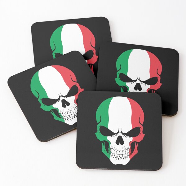 Item preview, Italian Skull Flag designed and sold by JeffBartels.