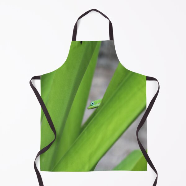 Item preview, Green Anole Gecko In Leaves designed and sold by NatSullivanArt.