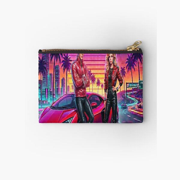 Item preview, Mavila Outrun Neon Warrior and Red Lamborghini designed and sold by jmavila.
