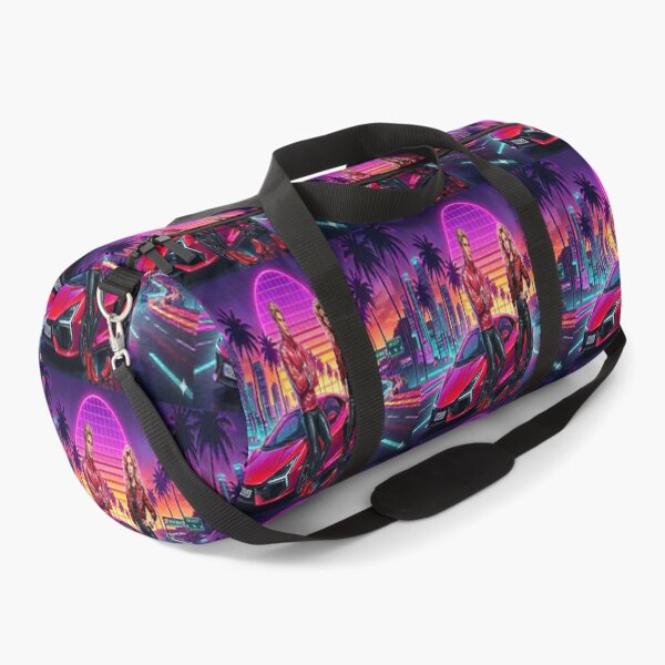 Item preview, Mavila Outrun Neon Warrior and Red Lamborghini designed and sold by jmavila.