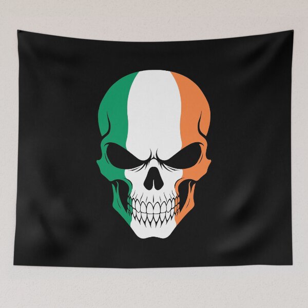 Item preview, Irish Skull Flag designed and sold by JeffBartels.