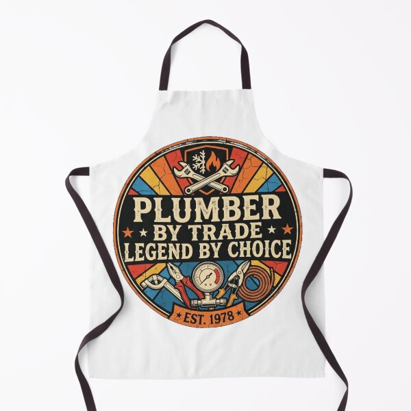 Item preview, Plumber By Trade Legend By Choice Vintage HVAC Technician T-Shirt designed and sold by Meharshop.