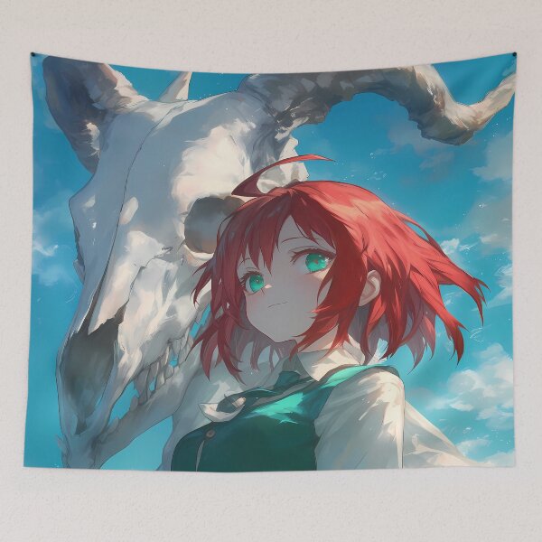 Item preview, Chise Hatori The Ancient Magus Bride Windy Sky Fantasy Calm designed and sold by bystudiolereve.
