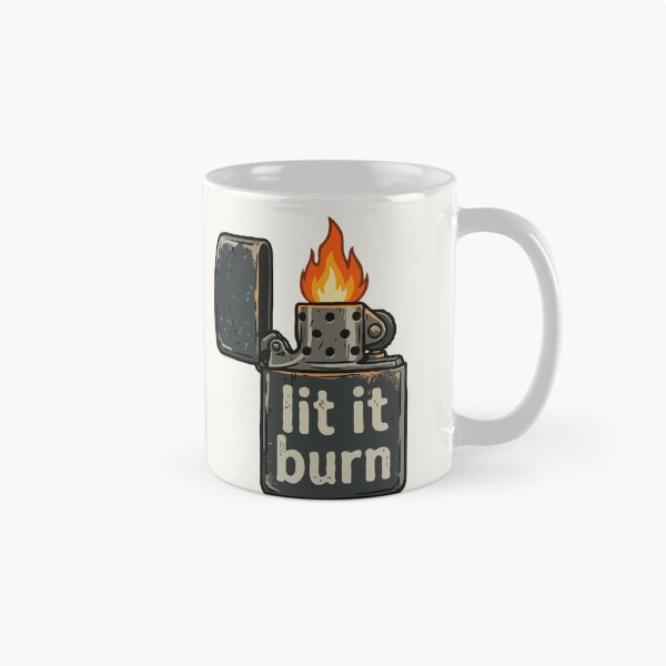 Item preview, Vintage Flip Top Lighter Lit It Burn designed and sold by Gkinoki.