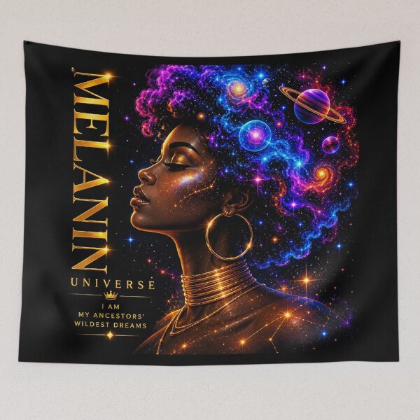 Item preview, Melanin Universe | Black Girl Magic | Afrofuturism Art | African Heritage Design designed and sold by littlestore.