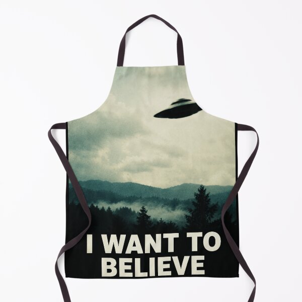 Item preview, Vintage UFO Sighting Poster Above Misty Forest Landscape designed and sold by ferminhays.