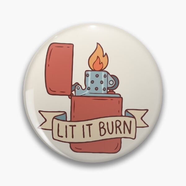 Item preview, Lighter Flame Lit It Burn designed and sold by Gkinoki.