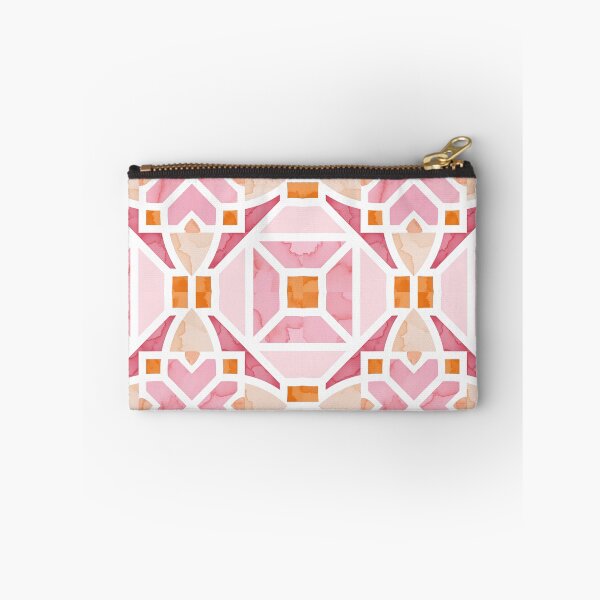 Item preview, Pastel Pink Damask Watercolor Geometric Pattern designed and sold by ScorpioSunStudio.
