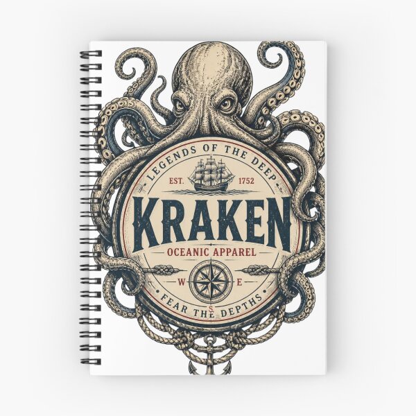 Item preview, Kraken Octopus T-Shirt designed and sold by redblink store.