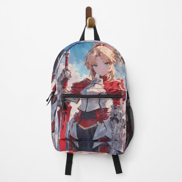 Item preview, Mordred Fate Grand Order Red Saber Knight Armor Power Pose designed and sold by bystudiolereve.