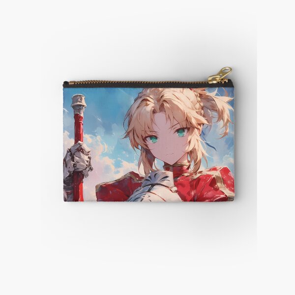 Item preview, Mordred Fate Grand Order Red Saber Knight Armor Power Pose designed and sold by bystudiolereve.