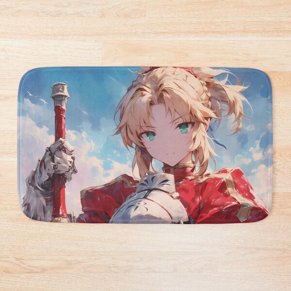 Item preview, Mordred Fate Grand Order Red Saber Knight Armor Power Pose designed and sold by bystudiolereve.