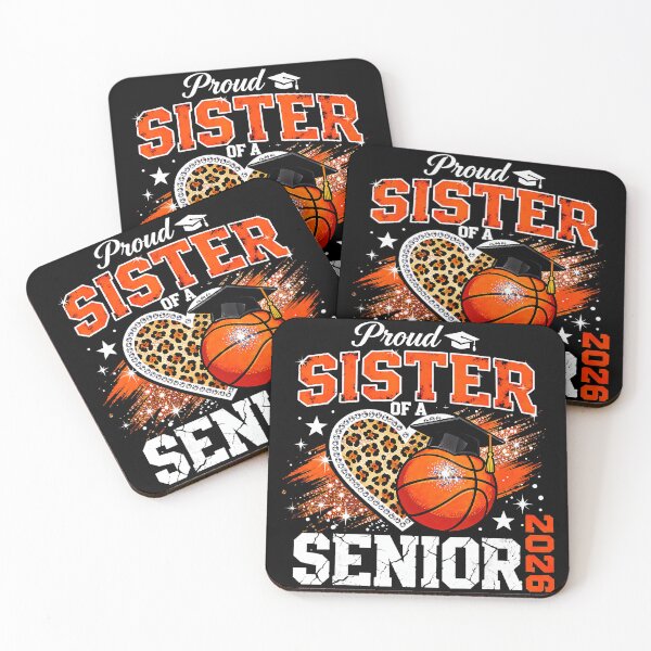 Item preview, Proud Sister of a Senior 2026 Basketball Graduation Spirit designed and sold by allistermariam.