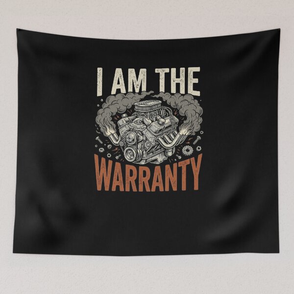 Item preview, I Am The Warranty V8 Engine Mechanic Hot Rod designed and sold by snowry.
