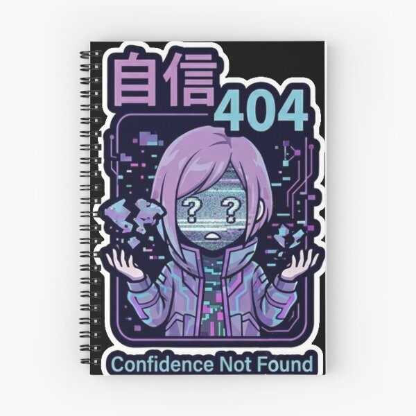 Item preview, Confidence 404 (自信404) - JDM Street Edition Cyber Glitch Chibi designed and sold by Japan-kanji-ya.