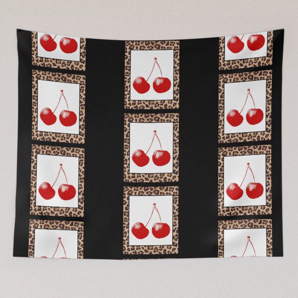 Item preview, Trendy Leopard Cherry Painting Design designed and sold by shaescreations1.