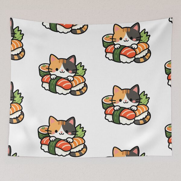 Item preview, Sushi Cat Hug designed and sold by LuloCreative.