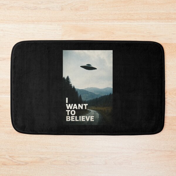 Item preview, Retro UFO Encounter Over Mountain Road and Pine Forest designed and sold by ferminhays.