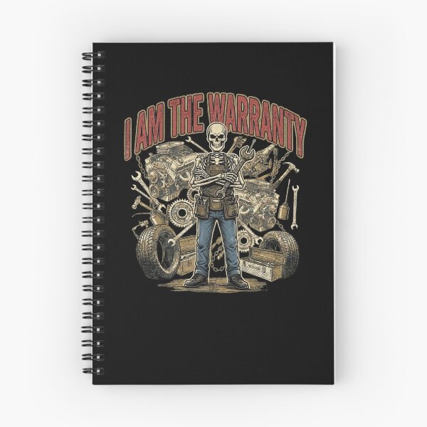 Item preview, I AM THE WARRANTY Skeleton Mechanic Auto Repair designed and sold by snowry.