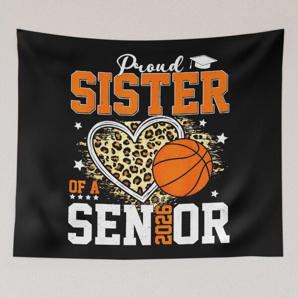Item preview, Proud Sister of a 2026 Senior Basketball Graduation Celebration designed and sold by allistermariam.