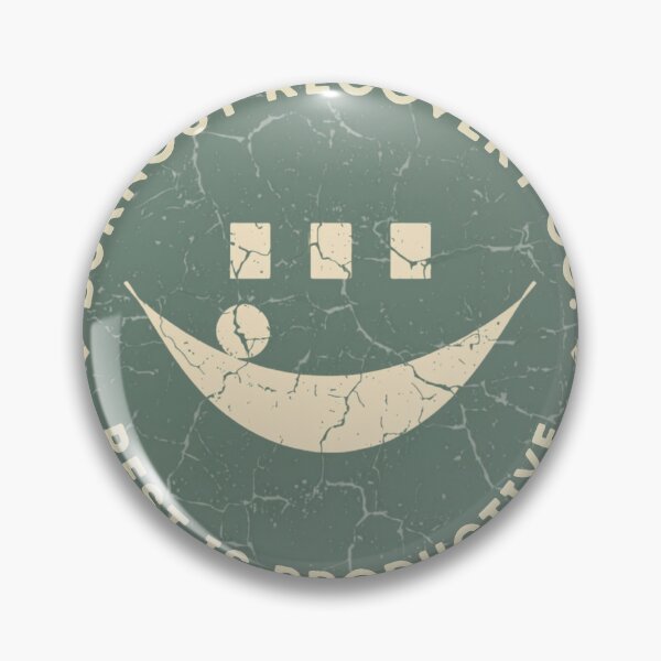 Item preview, Burnout Recovery Co Vintage Badge Funny Sticker designed and sold by RedRubyBubble.