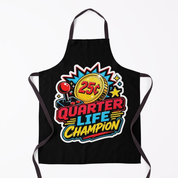 Item preview, Quarter Life Champion Retro Arcade Gamer Design designed and sold by Sketchlegacy.