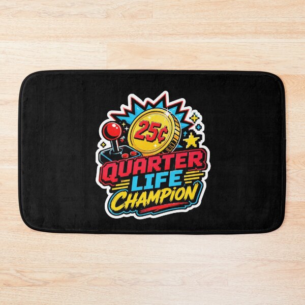 Item preview, Quarter Life Champion Retro Arcade Gamer Design  designed and sold by Sketchlegacy.