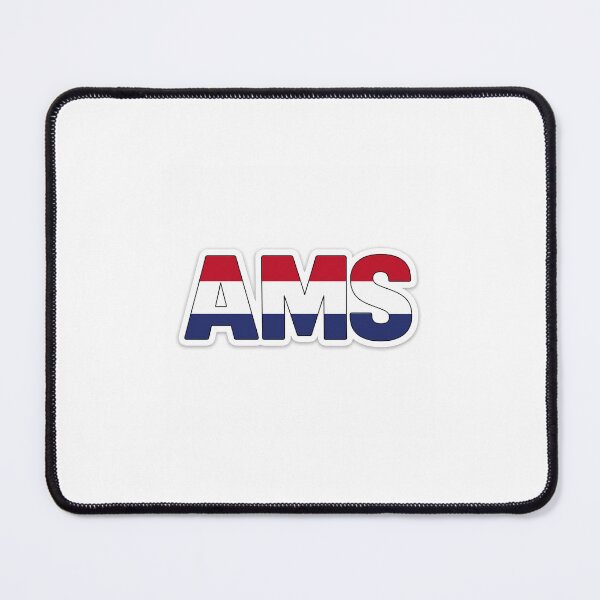 Item preview, AMS Airport Code Dutch Flag Sticker designed and sold by saedyehilf.