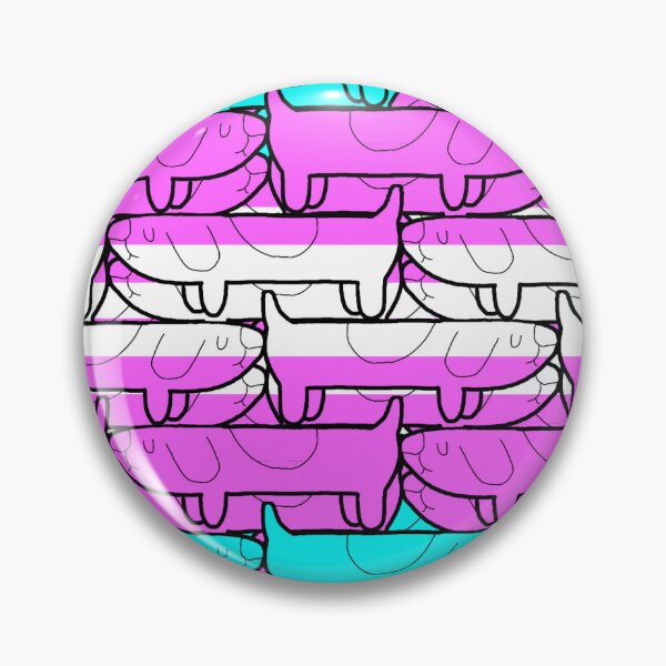 Item preview, Transgender Long Dog Pride Flag designed and sold by JammerSammer.