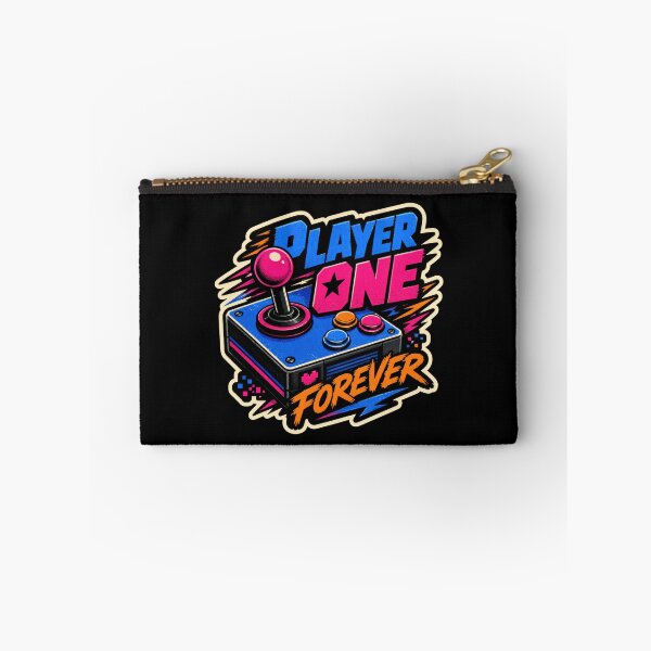 Item preview, Player One Forever Retro Arcade Gaming Design  designed and sold by Sketchlegacy.