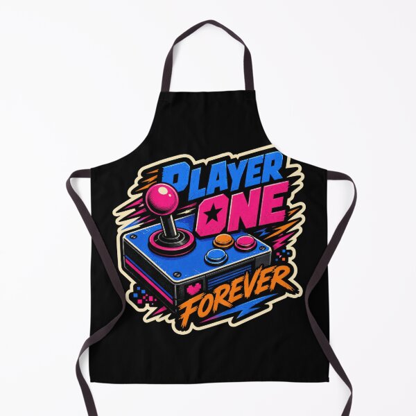 Item preview, Player One Forever Retro Arcade Gaming Design designed and sold by Sketchlegacy.