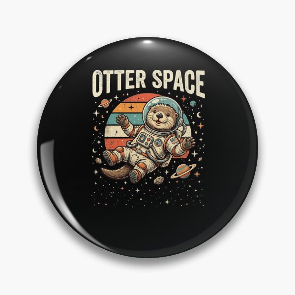 Item preview, OTTER SPACE Cute Astronaut Otter Space Explorer designed and sold by snowry.