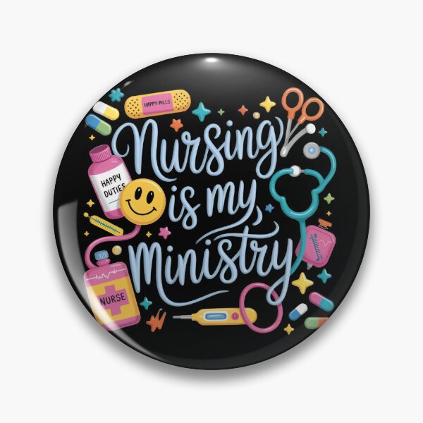 Item preview, Nursing Is My Ministry – Cute Nurse Faith Medical Healthcare designed and sold by Zizo-DR44.
