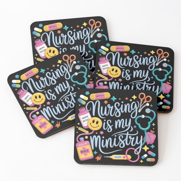 Item preview, Nursing Is My Ministry – Cute Nurse Faith Medical Healthcare designed and sold by Zizo-DR44.