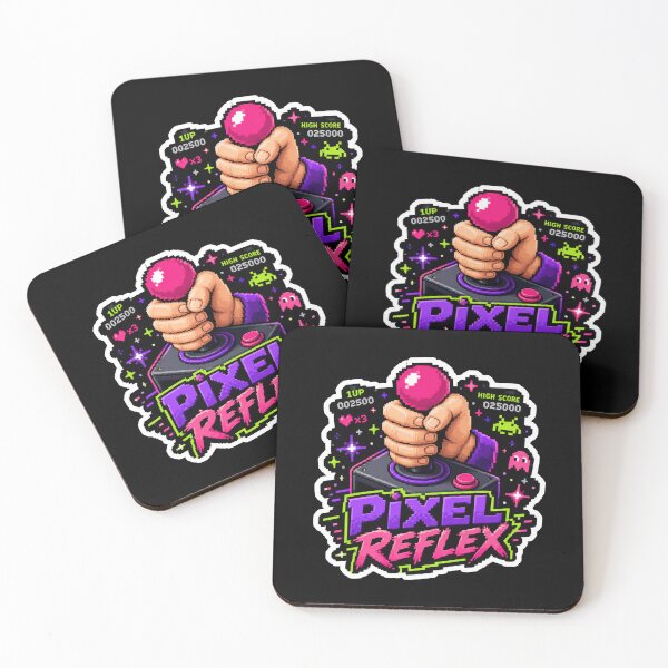 Item preview, Pixel Reflex Retro Arcade Gamer Sticker  designed and sold by Sketchlegacy.