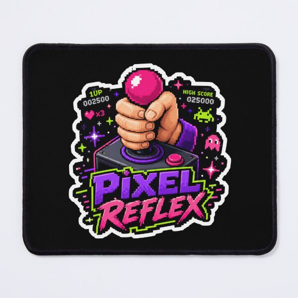 Item preview, Pixel Reflex Retro Arcade Gamer Sticker  designed and sold by Sketchlegacy.