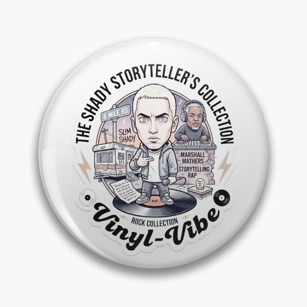 Item preview, Legendary Hip-Hop Storyteller Vinyl Record Illustration designed and sold by Vinyl-Vibe.