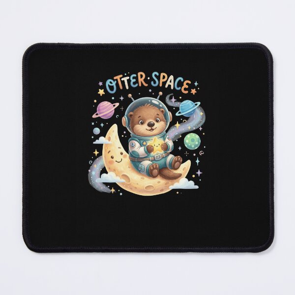 Item preview, OTTER SPACE Cute Astronaut Otter Moon Planets designed and sold by snowry.
