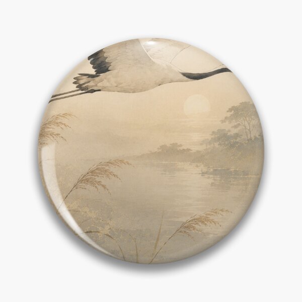 Item preview, Japanese Crane Poster designed and sold by Yugen Veilshadow.