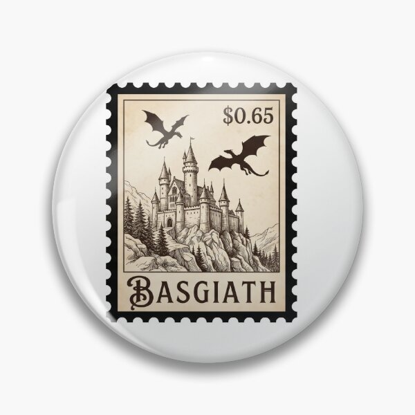 Item preview, Vintage Basgiath War College Postage Stamp designed and sold by LunnaAtica.