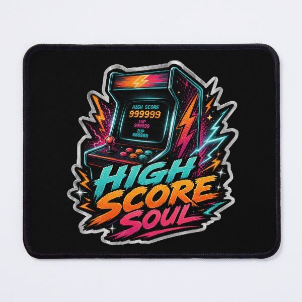 Item preview, High Score Soul Retro Arcade Gamer Sticker  designed and sold by Sketchlegacy.