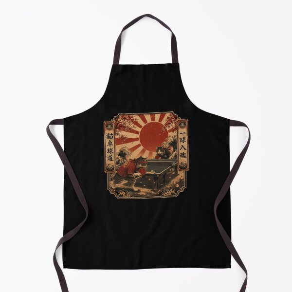 Item preview, Neko Takkyu-do Cats Ping Pong Ukiyo-e Art designed and sold by snowry.
